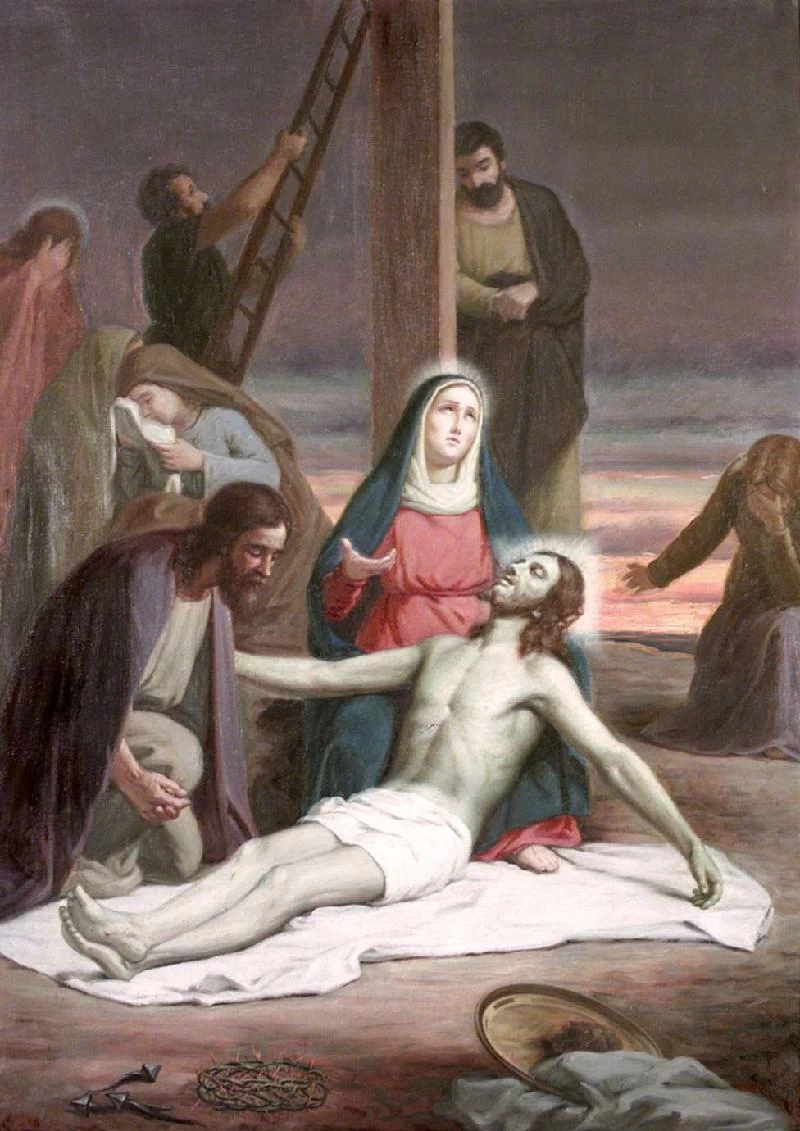 G. - Riva G.B. (1899), Via Crucis stazione XIII